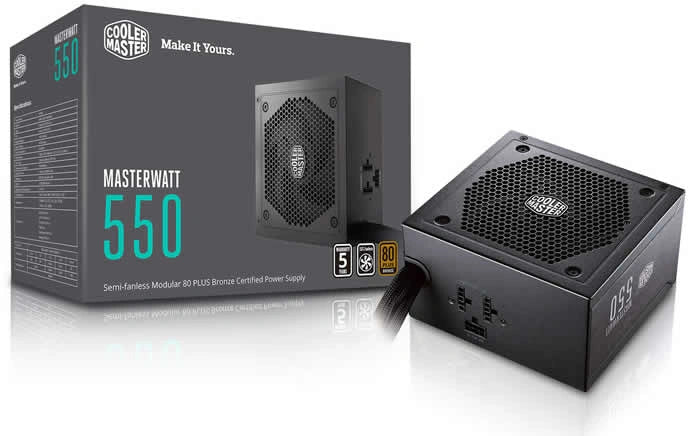 Refurbished Cooler Master MasterWatt 550 Refurbished Cooler Master MasterWatt 550